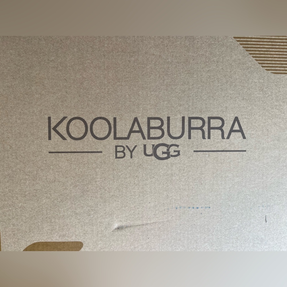 ⭐️ Ugg koolaburra Platform Slipper New in Box gray Burree size 12 - Picture 2 of 6